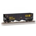 Bethlehem Steel 3-Bay 100-Ton Open Hopper - Ready to Run - Silver Series(R) -- CSX 326302 (Ease Up Sticker), HO, Bachmann Indust
