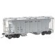 PS-2 2-Bay Covered Hopper - Ready to Run -- Northern Pacific 75423 (gray, black), HO, Kadee Quality Products 8051