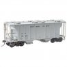 PS-2 2-Bay Covered Hopper - Ready to Run -- Northern Pacific 75423 (gray, black), HO, Kadee Quality Products 8051