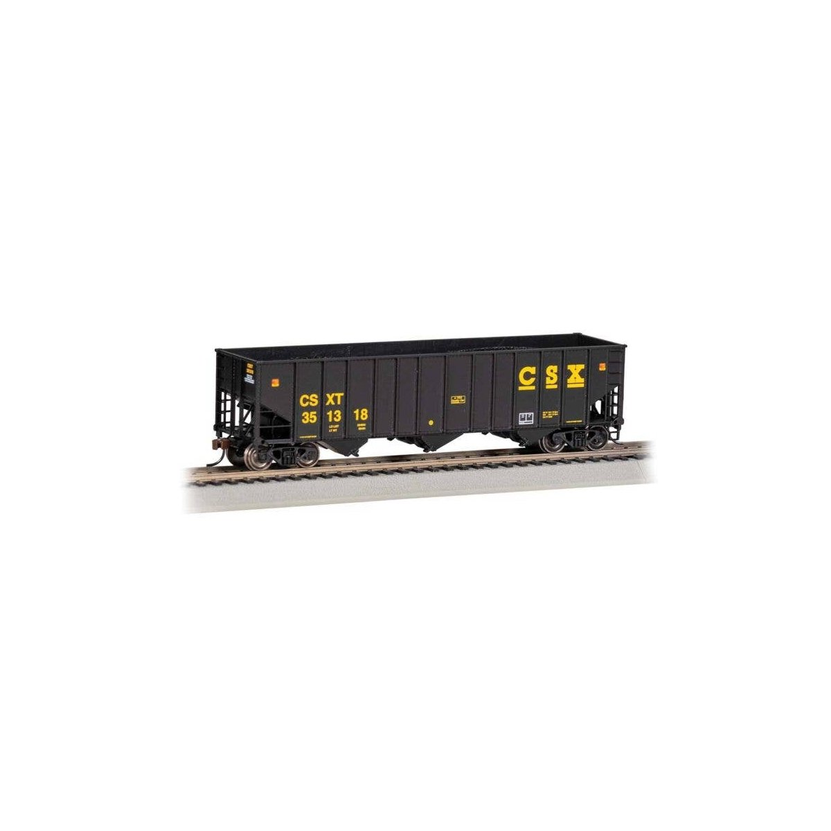 Bethlehem Steel 3-Bay 100-Ton Open Hopper - Ready to Run - Silver Series(R) -- CSX 326318 (Ease Up Sticker), HO, Bachmann Indust