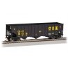 Bethlehem Steel 3-Bay 100-Ton Open Hopper - Ready to Run - Silver Series(R) -- CSX 326318 (Ease Up Sticker), HO, Bachmann Indust