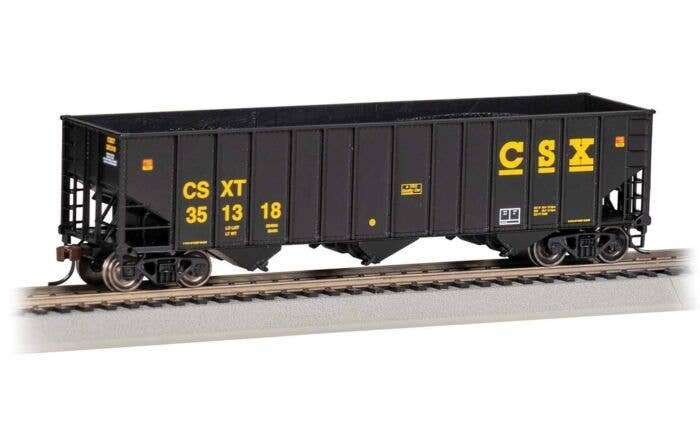 Bethlehem Steel 3-Bay 100-Ton Open Hopper - Ready to Run - Silver Series(R) -- CSX 326318 (Ease Up Sticker), HO, Bachmann Indust