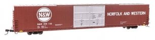 86′ Pullman-Standard Double-Door Hi-Cube Boxcar - Ready to Run -- Norfolk & Western 355102, HO, WalthersProto 102121