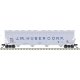ACF 5701 Centerflow Plastics Hopper - Ready to Run - Master(R) -- J.M. Huber Corp. ACFX 97889 (gray, blue), HO, Atlas Model Rail