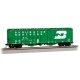 GATX 4180 Airslide Covered Hopper - Ready to Run -- Burlington Northern 481419 (Cascade Green, white, Large Logo), HO, Bachmann 