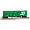 GATX 4180 Airslide Covered Hopper - Ready to Run -- Burlington Northern 481419 (Cascade Green, white, Large Logo), HO, Bachmann 
