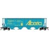 Canadian Cylindrical 4-Bay Grain Hopper - Ready to Run - Silver Series(R) -- Alberta (Vermillion River), N, Bachmann Industries 