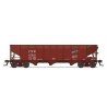 AAR 70-Ton 3-Bay Hopper w/Load - Ready to Run -- Chicago & North Western 67725 (Boxcar Red, black), HO, Broadway Limited Imports
