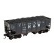 USRA 55-Ton 2-Bay Open Hopper - Kit -- Norfolk & Western 125134 (Heavily Weathered, ex-VGN, black), HO, Micro Trains Line 250000