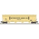 ACF 5701 Centerflow Grain Hopper - Ready to Run - Master(R) -- Interstate Seed Co. CRDX 1060 (yellow, black), HO, Atlas Model Ra