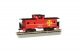 36′ Wide-Vision Caboose - Ready to Run - Silver Series(R) -- Atchison, Topeka & Santa Fe 999, HO, Bachmann Industries 17704