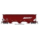 60′ NSC 5150 3-Bay Covered Hopper - Ready to Run -- BNSF Railway 495304, HO, WalthersMainline 7742
