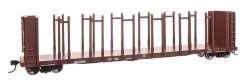 63′ Pulpwood Flatcar - Ready to Run -- Southern Railway 115555, HO, WalthersMainline 50810