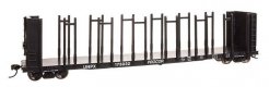 63′ Pulpwood Flatcar - Ready to Run -- UNPX 173032, HO, WalthersMainline 50816