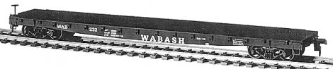 53` 6` GSC Commonwealth Flatcar - Kit -- Undecorated, HO, Tichy Train Group 1000