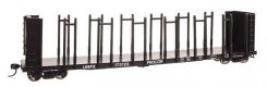 63′ Pulpwood Flatcar - Ready to Run -- UNPX 173122, HO, WalthersMainline 50817