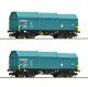 2 piece set: Telescopic hood wagons, SBB, TT, Roco 6680014