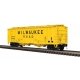 50′ Airslide Covered Hopper - 2-Rail - Ready to Run - Premier -- Milwaukee Road (yellow, black), O, Atlas O 3002782