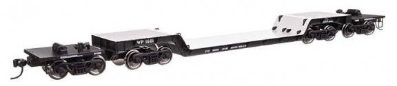 81′ 8-Axle Depressed Center Flatcar - Ready to Run -- Western Pacific(TM) 1601, HO, WalthersMainline 50244