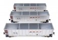 50′ Bethgon Coalporter Gondola 3-Pack - Ready to Run -- BNSF 670566, 670614, 670655, HO, WalthersMainline 55909