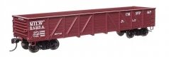 40′ 50-Ton Drop Bottom Gondola - Ready to Run -- Milwaukee Road 84934, HO, WalthersMainline 56110