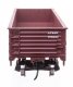 40′ 50-Ton Drop Bottom Gondola - Ready to Run -- Santa Fe 175585, HO, WalthersMainline 56104