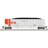 Aluminum Coal Gondola - Ready to Run -- Kansas City Power & Light KCLX 394123 (aluminum, red), HO, Trainman 20007722