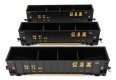50′ Bethgon Coalporter Gondola 3-Pack - Ready to Run -- CSX 381091, 381122, 381399, HO, WalthersMainline 55911