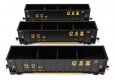 50′ Bethgon Coalporter Gondola 3-Pack - Ready to Run -- CSX 382385, 382394, 384181, HO, WalthersMainline 55912