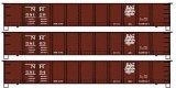 AAR 41′ Steel Gondola 3-Pack - Kit -- New Haven 58129, 58163, 58194 (Boxcar Red, Script Logo), HO, Accurail Inc 37674