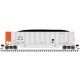 Aluminum Coal Gondola - Ready to Run -- Detroit Edison DEEX 990255 (aluminum, orange), HO, Trainman 20007708