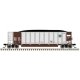 Aluminum Coal Gondola - Ready to Run -- BNSF Railway 668507 (aluminum, Boxcar Red, Circle/Cross Logo, HO, Trainman 20007705
