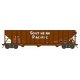 100-Ton 3-Bay Open Hopper with Coal Load - Ready to Run -- Southern Pacific 481138 (Boxcar Red, white, Sans Serif Lettering), N,