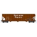 100-Ton 3-Bay Open Hopper with Coal Load - Ready to Run -- Southern Pacific 481138 (Boxcar Red, white, Sans Serif Lettering), N,