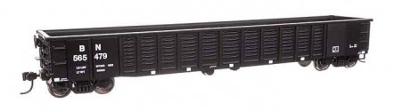 53′ Corrugated-Side Gondola - Ready To Run -- Burlington Northern 565479, HO, WalthersMainline 6075