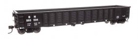 53′ Corrugated-Side Gondola - Ready To Run -- Burlington Northern 565504, HO, WalthersMainline 6076