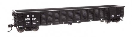 53′ Corrugated-Side Gondola - Ready To Run -- Burlington Northern 565504, HO, WalthersMainline 6076