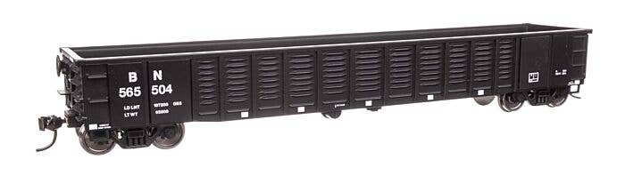 53′ Corrugated-Side Gondola - Ready To Run -- Burlington Northern 565504, HO, WalthersMainline 6076