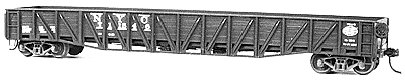 War Emergency Composite Mill Gondola (Plastic Kit) -- Undecorated Single Car, HO, Tichy Train Group 4041