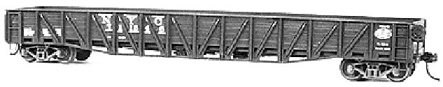War Emergency Composite Mill Gondola (Plastic Kit) -- Undecorated Single Car, HO, Tichy Train Group 4041