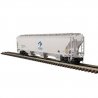 Trinity 5161 Cubic Foot Covered Hopper - 2-Rail - Ready to Run - Master -- Archer Daniels Midland ADMX (gray, blue, Leaf Logo), 