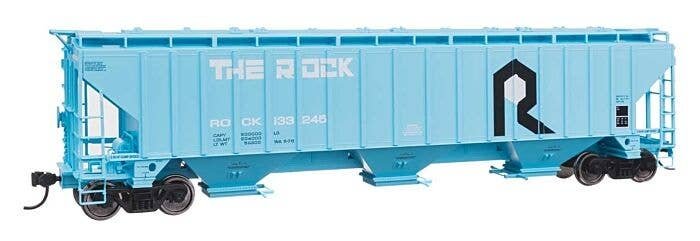 57′ Trinity 4750 3-Bay Covered Hopper - Ready to Run -- Rock Island 133254, HO, WalthersMainline 49065