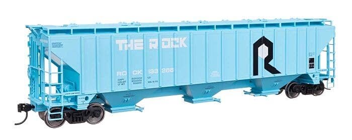 57′ Trinity 4750 3-Bay Covered Hopper - Ready to Run -- Rock Island 133266, HO, WalthersMainline 49066