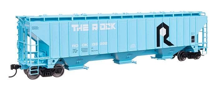 57′ Trinity 4750 3-Bay Covered Hopper - Ready to Run -- Rock Island 133282, HO, WalthersMainline 49068