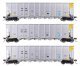 50′ RD-4 Hopper 3-Pack - Ready to Run -- American Electrical Power Service Corp. AEPX 20420, 20, HO, WalthersMainline 56867