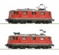 2 piece set: Electric locomotive Re 4/4 II 11133 and Re 4/4 II 11192, SBB, HO, Roco 7520127