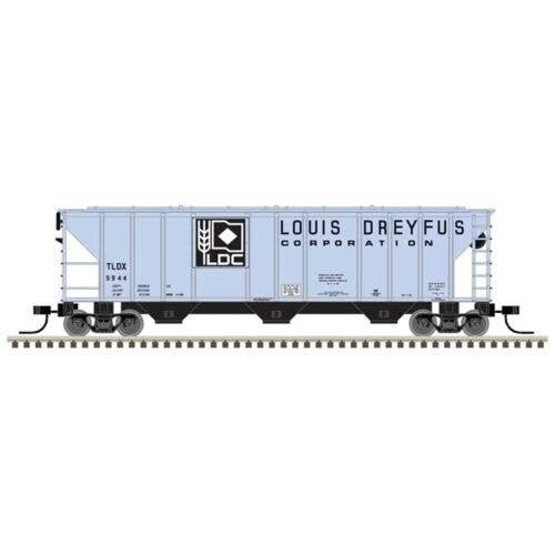 PS-2 4427 3-Bay Covered Hopper - Ready to Run - Master(R) -- Louis Dreyfus TLDX 5975 , N, Atlas Model Railroad Co. 50006802