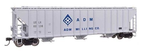 55′ Evans 4780 Covered Hopper - Ready To Run -- ADM-Milling UELX 60136, HO, WalthersProto 106170