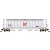 59′ 4-Bay Cylindrical Covered Hopper - Trough Hatch Version - Ready to Run -- IGP CGLX (gray, orange), HO, Intermountain Railw