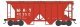 70-Ton 2-Bay Covered Hopper with Open Sides - Ready to Run -- Missouri-Kansas-Texas 40950 (red, white), N, Bowser Manufacturing 